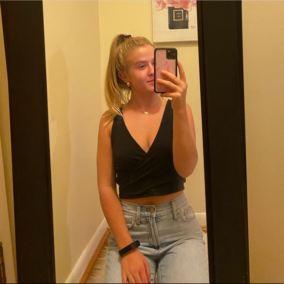 Cape Juby Tops - Black crop top!